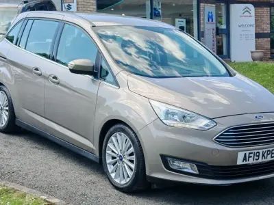 Used Ford Grand C-Max Titanium 120 HP (88 kW) 2019 Silver MPV
