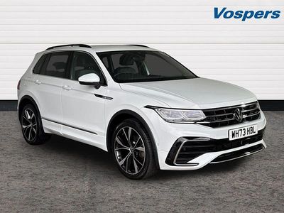 White Used 2023 VW Tiguan R-line SUV | £27,475 (Fair price)