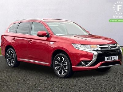 Red Used 2018 Mitsubishi Outlander P-HEV Estate | £13,699 (Fair price)