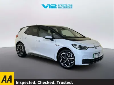 Used VW ID.3 Pro 150 kW (204 HP) 2021 White Hatchback
