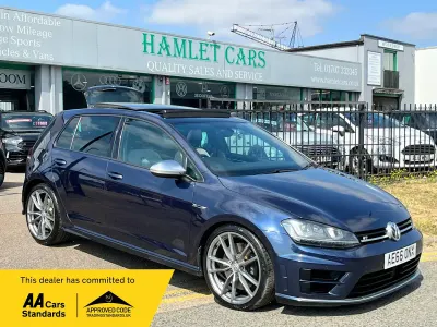 Used VW Golf VII R 310 HP (228 kW) 2016 Blue Hatchback