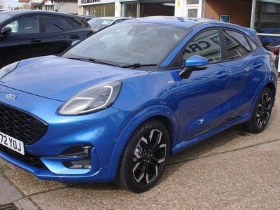 Used Ford Puma ST-Line X 155 HP (114 kW) 2022 Desert island blue metallic SUV