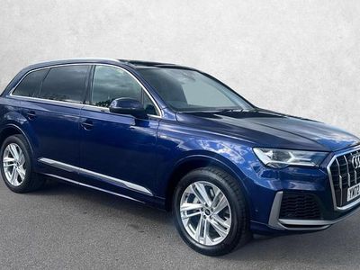 Used Audi Q7 S-Line 340 HP (250 kW) 2023 Blue SUV