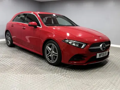 Used Mercedes A220 AMG Line Premium 190 HP (139 kW) 2019 Red Hatchback