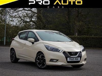 Used Nissan Micra Acenta 2021 White Hatchback