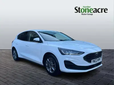 Used Ford Focus Style 125 HP (91 kW) 2022 White Hatchback