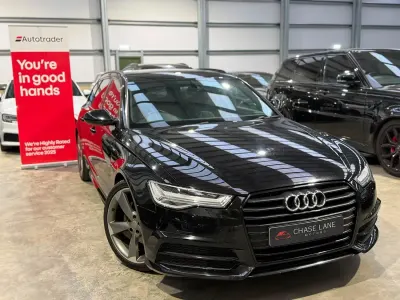 Used Audi A6 Black Edition 190 HP (139 kW) 2015 Black Estate