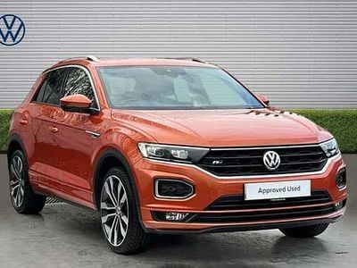 Used VW T-Roc R-line 150 HP (110 kW) 2020 Energetic orange metallic SUV