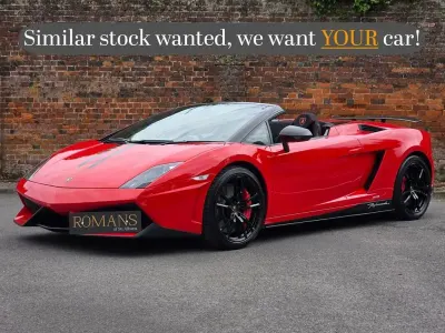 Used Lamborghini Gallardo 570 HP (419 kW) 2013 Red Cabriolet