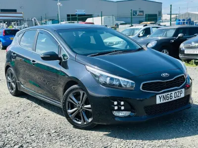 Used Kia Ceed GT-Line 136 HP (100 kW) 2016 Black Hatchback