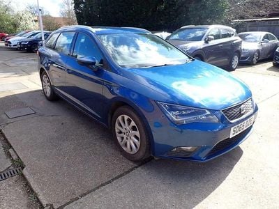 Used Seat Leon Sport 110 HP (80 kW) 2015 Blue Estate