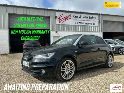 Used Audi A1 S-Line 122 HP (89 kW) 2011 Black Hatchback