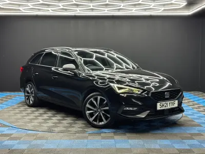 Used Seat Leon FR Sport 204 HP (150 kW) 2021 Black Estate