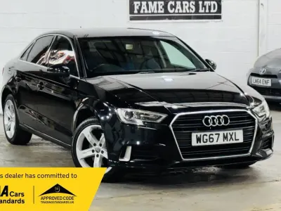 Used Audi A3 Sport 184 HP (135 kW) 2017 Black Sedan