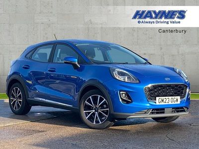 Blue Used 2023 Ford Puma Titanium Hatchback | £13,399 (Good price)