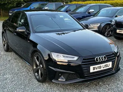 Used Audi A4 Black Edition 150 HP (110 kW) 2019 Black Sedan