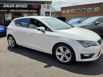Used Seat Leon FR 150 HP (110 kW) 2014 White Hatchback