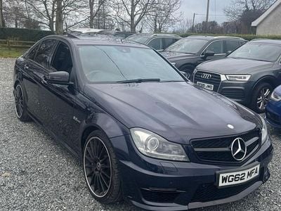 Used Mercedes C63 AMG 450 HP (330 kW) 2012 Blue Sedan