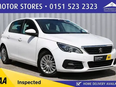 Used Peugeot 308 Access 100 HP (73 kW) 2018 White Hatchback
