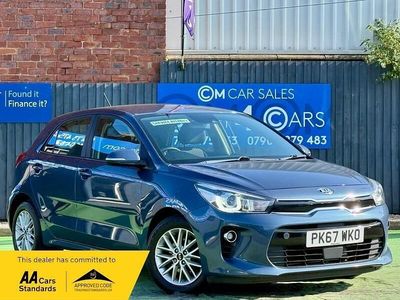 Used Kia Rio 2017 Blue Hatchback