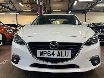 Usado Mazda 3 165 CV (121 kW) 2014 Blanco Berlina