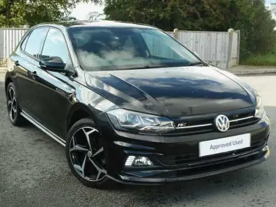 Used VW Polo R-line 115 HP (84 kW) 2020 Black Hatchback