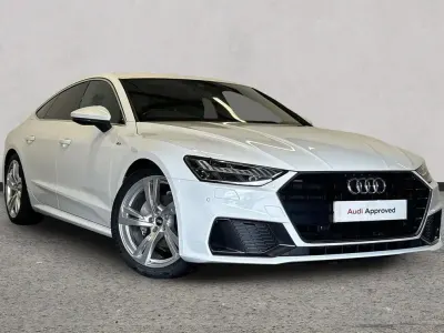 Used Audi A7 S-Line 245 HP (180 kW) 2021 White Sedan