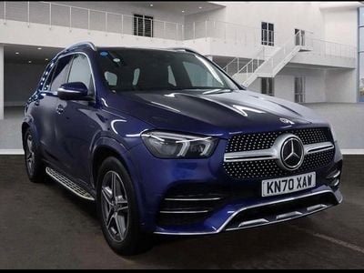 Used Mercedes GLE350 AMG line 320 HP (235 kW) 2020 Blue Estate