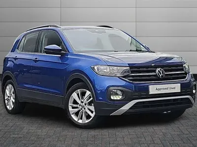 Used VW T-Cross SE 110 HP (80 kW) 2022 Blue SUV