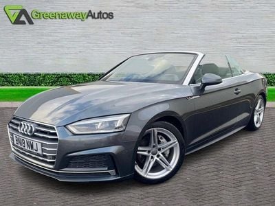 Used Audi A5 Cabriolet S-Line 190 HP (139 kW) 2018 Grey Cabriolet