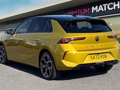 Used Vauxhall Astra GS Line 2022 Yellow/black Hatchback