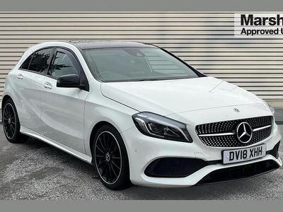 White Used 2018 Mercedes A160 AMG Line Premium Plus Hatchback | £15,298 (Fair price)