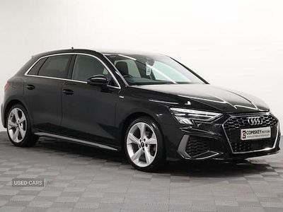 Used Audi A3 S-Line 150 HP (110 kW) 2022 Black Hatchback
