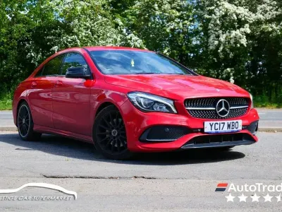 Used Mercedes CLA220 AMG line 177 HP (130 kW) 2017 Red Sedan