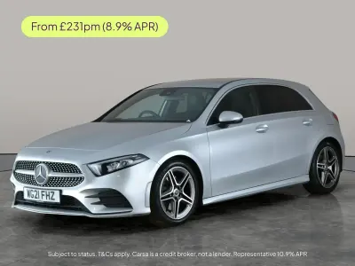 Used Mercedes A190 AMG line 190 HP (139 kW) 2021 Silver Hatchback