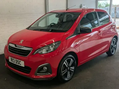 Used Peugeot 108 GT-line 82 HP (60 kW) 2017 Red Hatchback