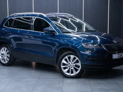 Used Skoda Karoq SE L 190 HP (139 kW) 2019 Blue SUV