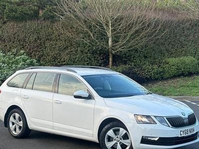 White Used 2019 Skoda Octavia SE Technology Estate | £7,750 (Fair price)