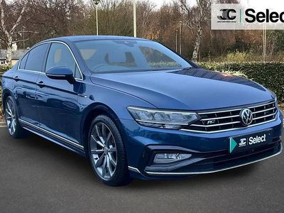Blue Used 2019 VW Passat R-line Sedan | £14,800 (Fair price)