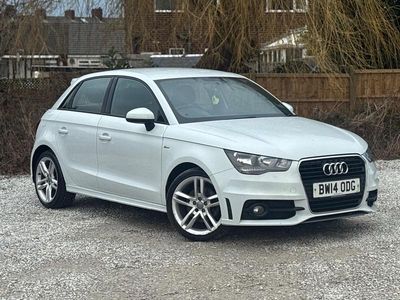 Used Audi A1 Sportback S-Line 105 HP (77 kW) 2014 White Hatchback