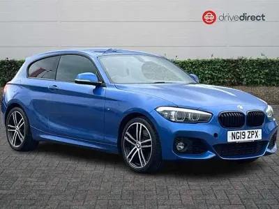 Usado BMW 118 M Sport 2019 Azul Utilitario