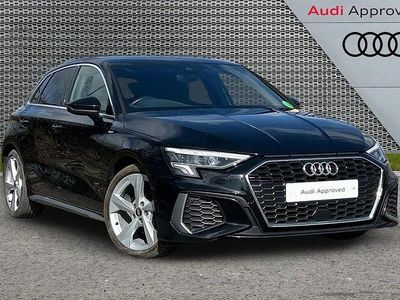 Used Audi A3 S-Line 147 HP (108 kW) 2022 Black Sedan