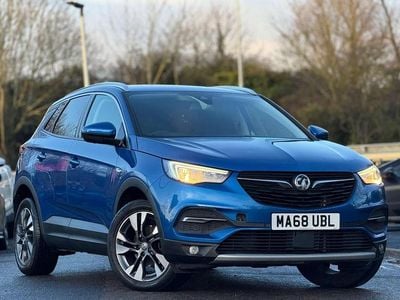 Used Vauxhall Grandland X Sport 130 HP (95 kW) 2018 Blue SUV