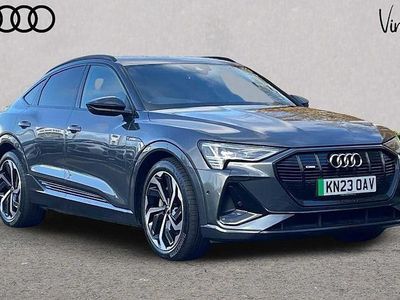 Grey Used 2022 Audi e-tron Sportback Black Edition SUV | £33,134 (Expensive)