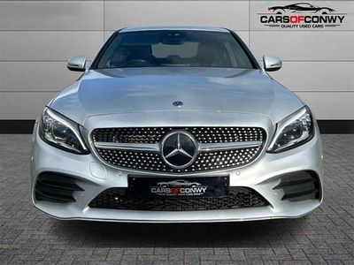 Used Mercedes C300 AMG line 245 HP (180 kW) 2019 Silver Sedan