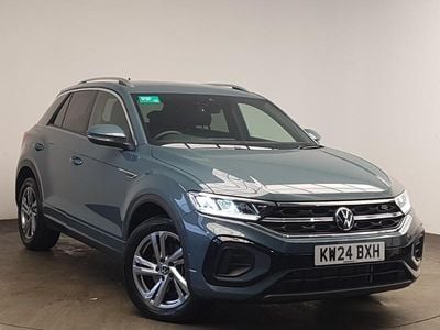 Blue Used 2024 VW T-Roc R-line SUV | £24,698 (Good price)