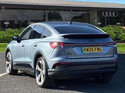 Used Audi Q4 Sportback e-tron Black Edition 210 kW (286 HP) 2025 Blue SUV