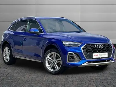Used Audi Q5 S-Line 265 HP (194 kW) 2023 Blue SUV