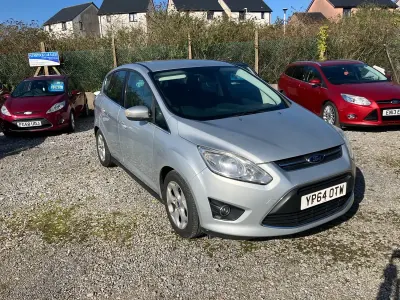 Used Ford C-MAX Zetec 103 HP (75 kW) 2014 Silver MPV