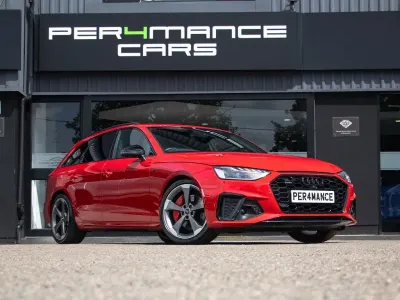 Used Audi A4 Black Edition 245 HP (180 kW) 2020 Red Estate